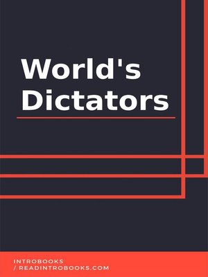 cover image of World's Dictators